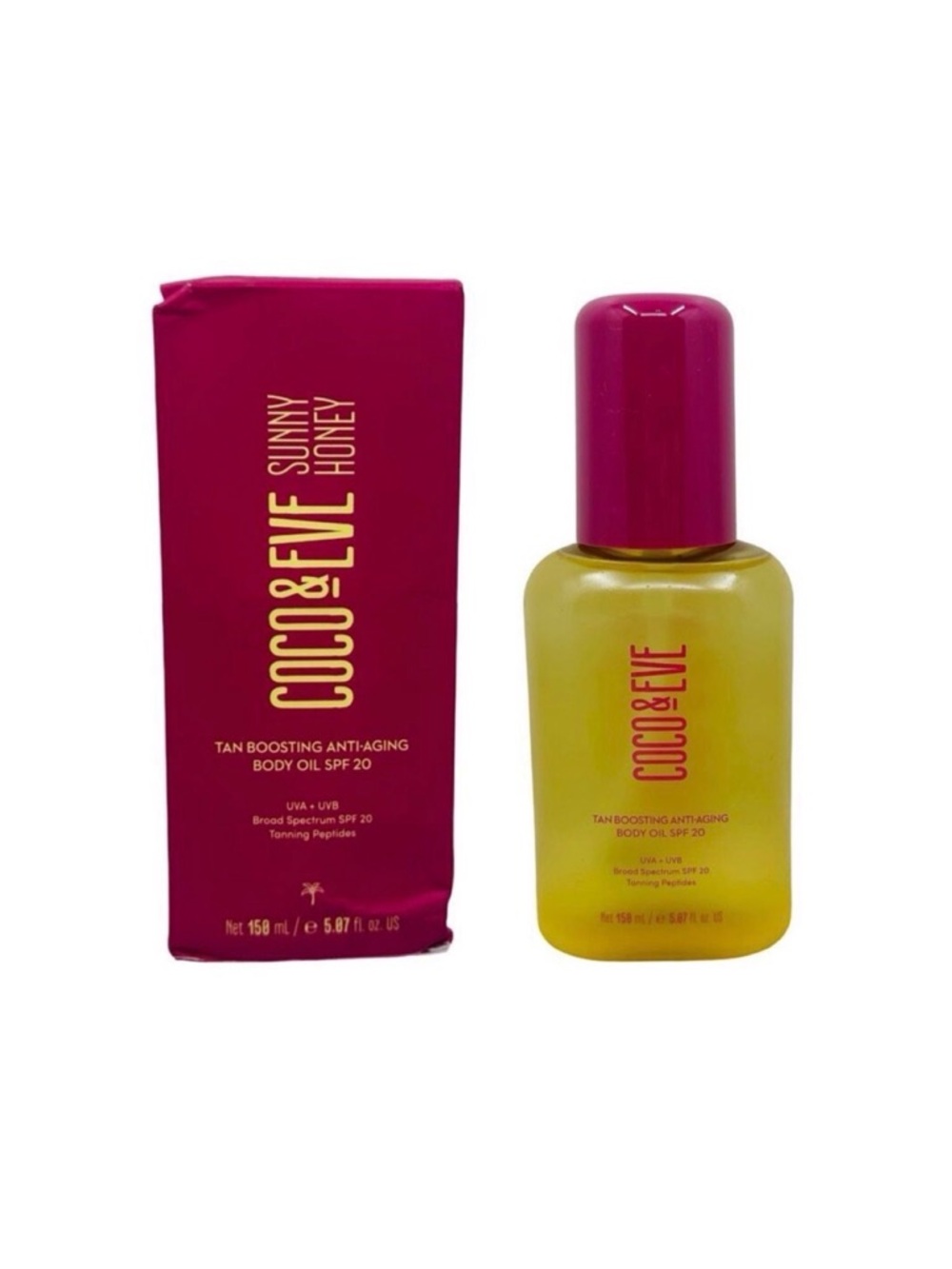 Coco & Eve Sunny Honey Tan Boosting Anti-Aging Body Oil SPF 20 - 5.07 fl oz